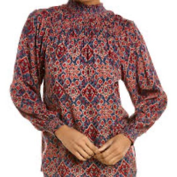 beachlunchlounge Tops - Beachlunchlounge Delilah Smocked Blouse